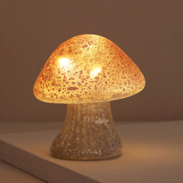 Small Pink Mushroom Lamp