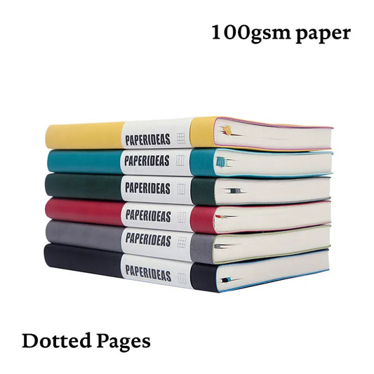Duotone Soft Cover Notebook, Dotted Bullet for Bullet Journals