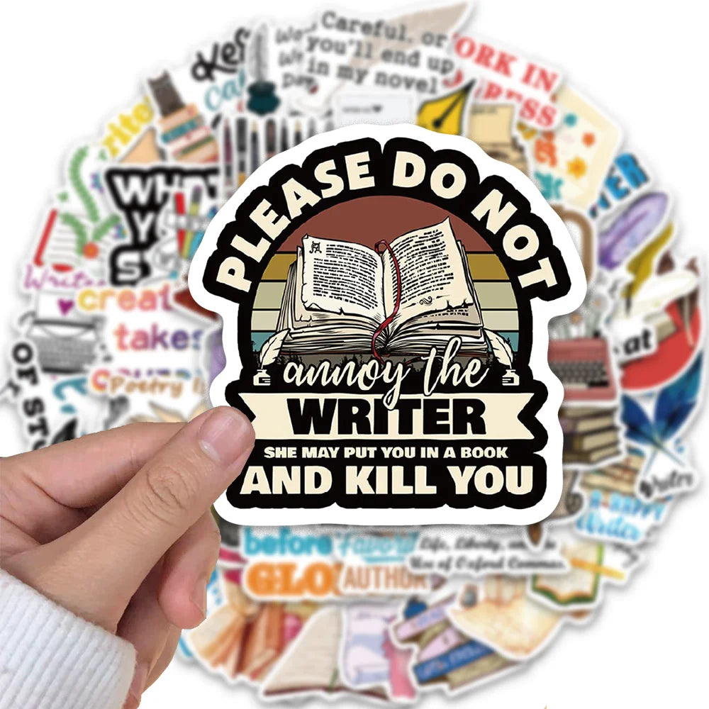 Authors and Writer Stickers