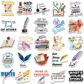 Authors and Writer Stickers