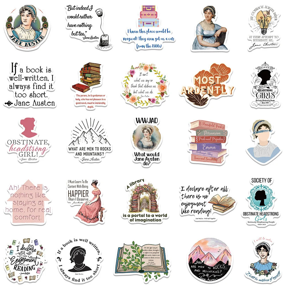 Jane Austen Stickers