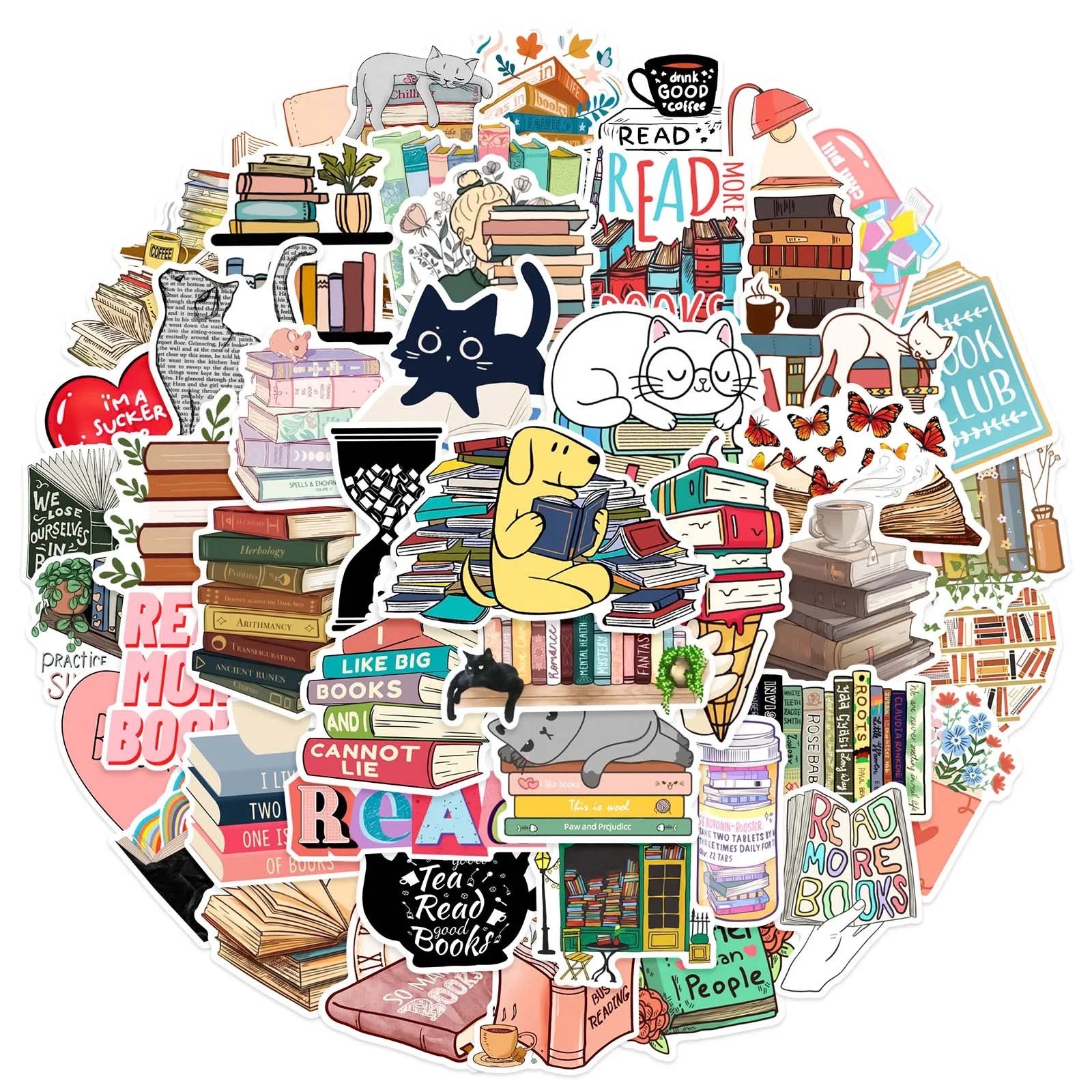 Book Reading Stickers