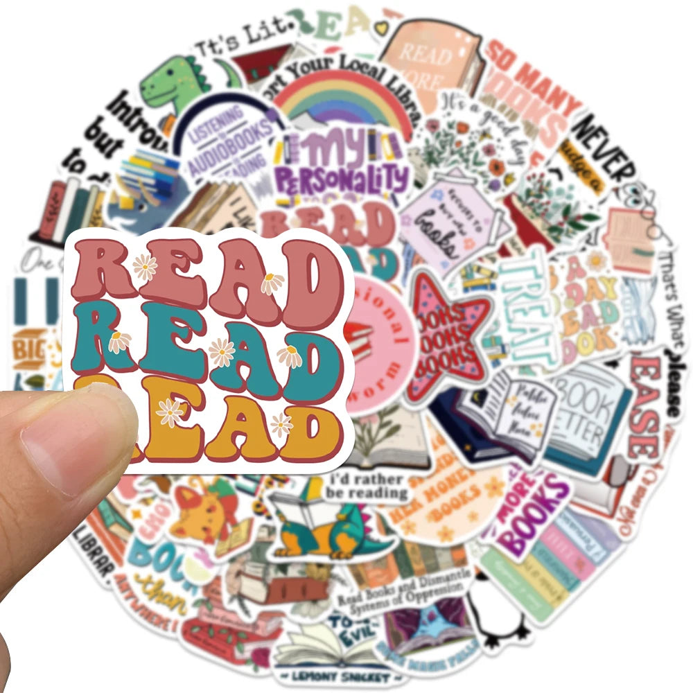 Cute Reading Stickers