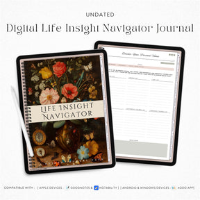 Life Insight Navigation Journal | Spiritual Planner | GoodNotes Planner | iPad Planner |